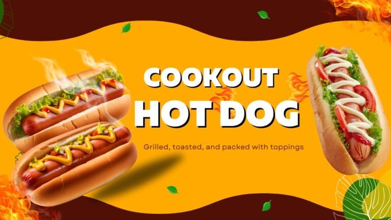 cookout hot dog